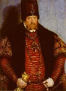 Lucas Cranach the Younger Joachim II, Electoral Prince of Brandenburg oil on canvas